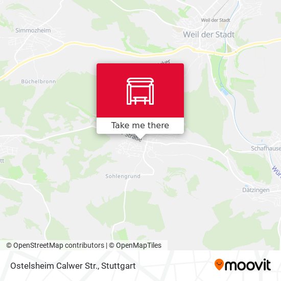 Карта Ostelsheim Calwer Str.