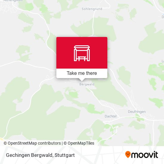 Карта Gechingen Bergwald