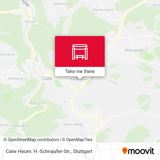 Карта Calw Heum. H.-Schnaufer-Str.