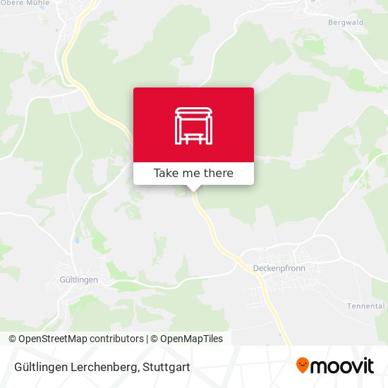 Gültlingen Lerchenberg map