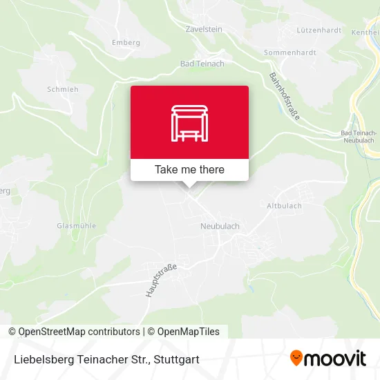 Карта Liebelsberg Teinacher Str.