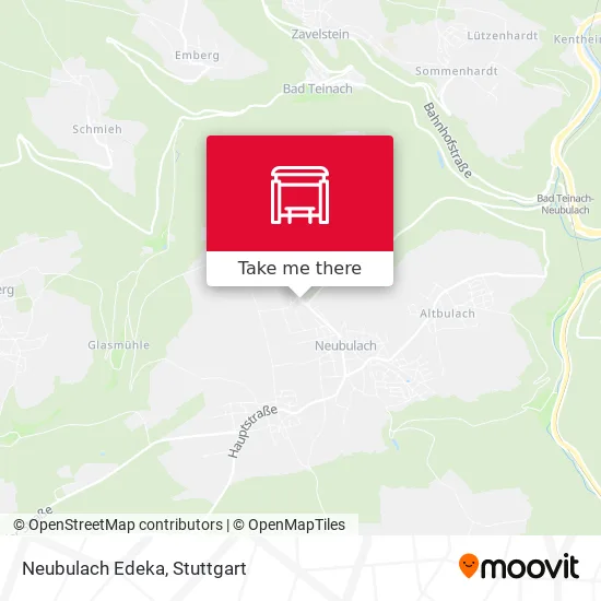 Карта Neubulach Edeka