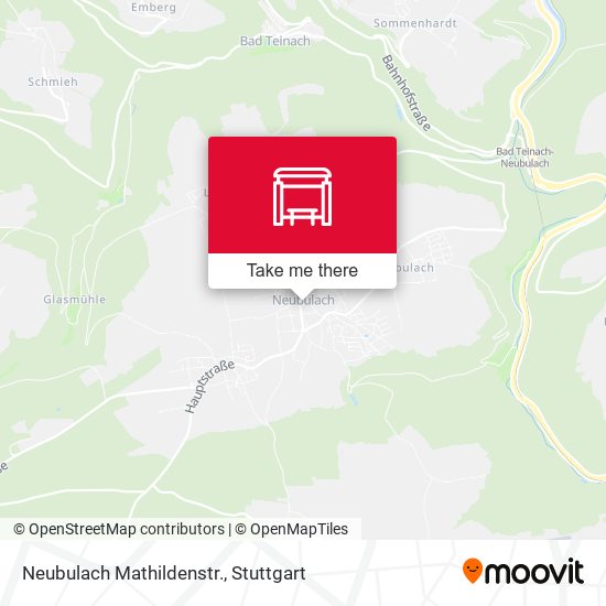Neubulach Mathildenstr. map