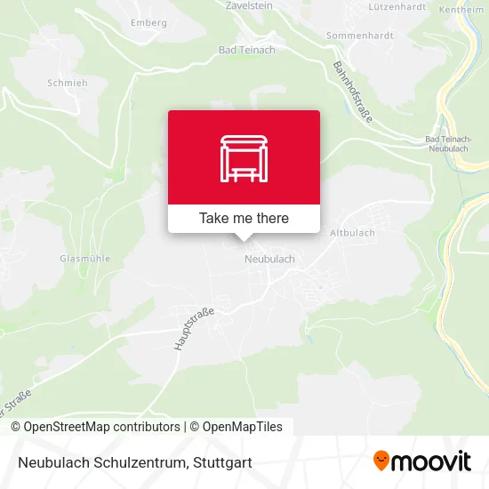 Карта Neubulach Schulzentrum