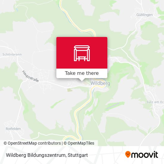 Wildberg Bildungszentrum map