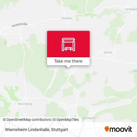 Карта Wiernsheim Lindenhalle