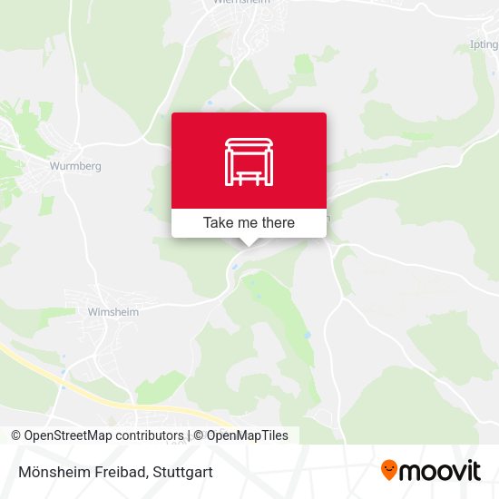 Карта Mönsheim Freibad
