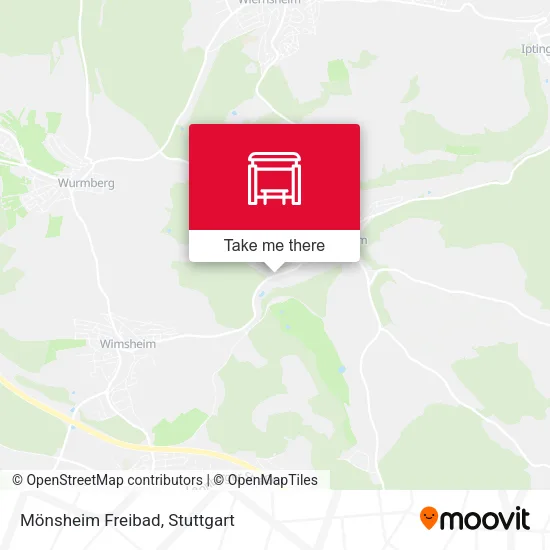 Карта Mönsheim Freibad
