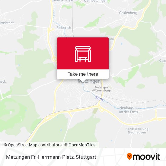 Metzingen Fr.-Herrmann-Platz map