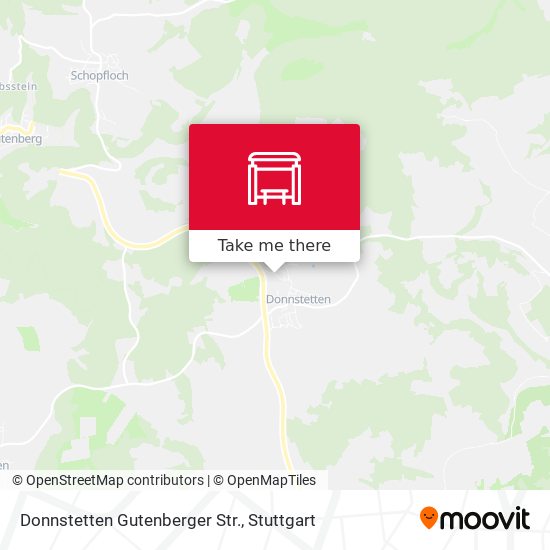 Donnstetten Gutenberger Str. map
