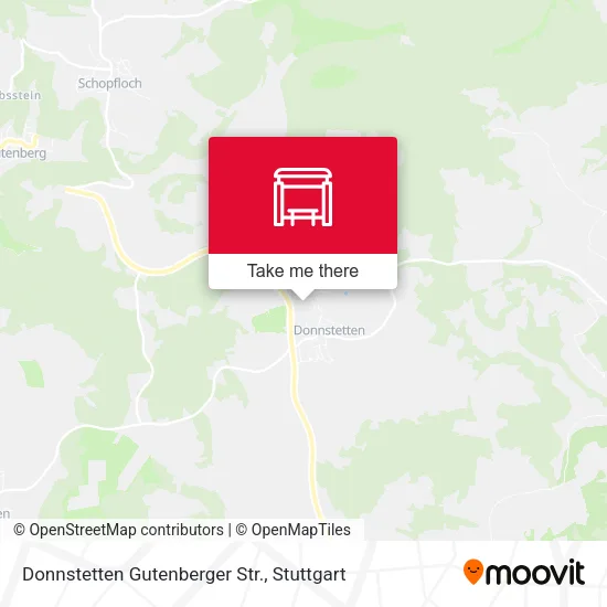 Карта Donnstetten Gutenberger Str.