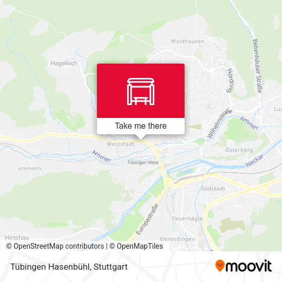 Карта Tübingen Hasenbühl
