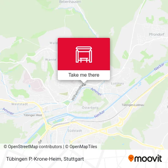 Карта Tübingen P.-Krone-Heim