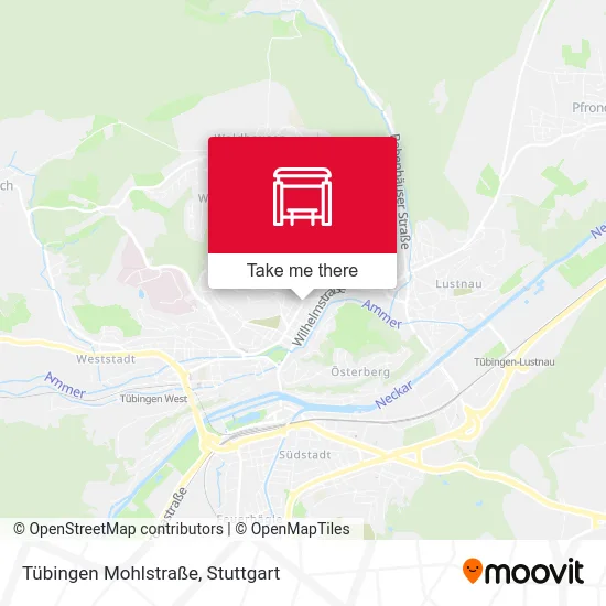 Карта Tübingen Mohlstraße