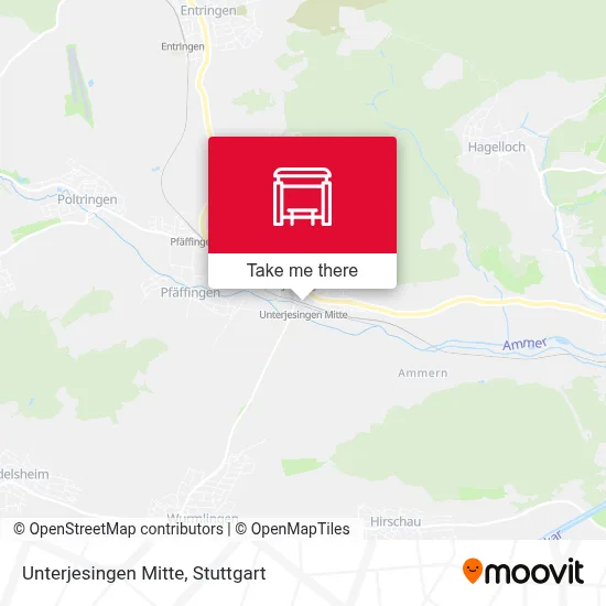 Unterjesingen Mitte map