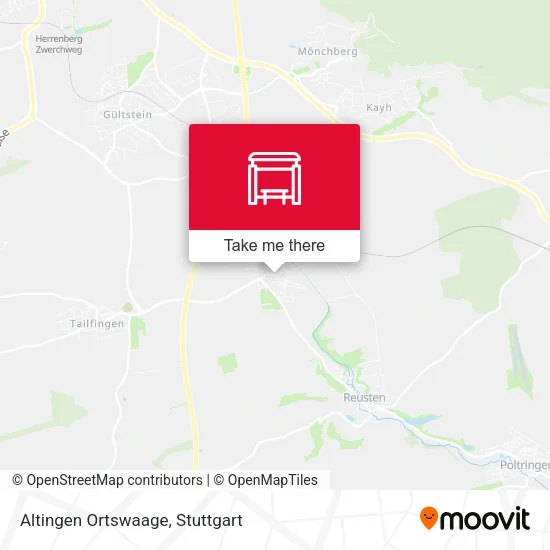 Карта Altingen Ortswaage