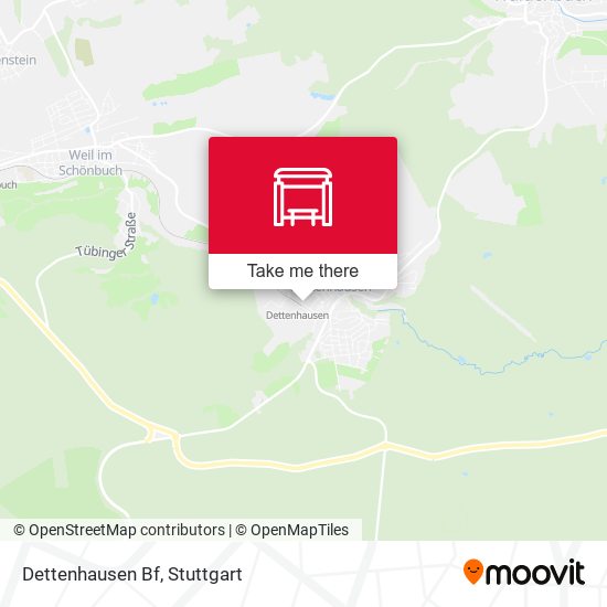 Карта Dettenhausen Bf