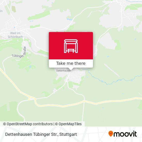 Dettenhausen Tübinger Str. map
