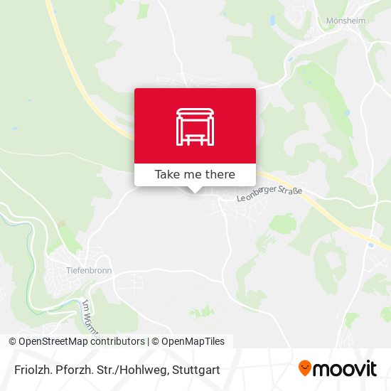Карта Friolzh. Pforzh. Str./Hohlweg