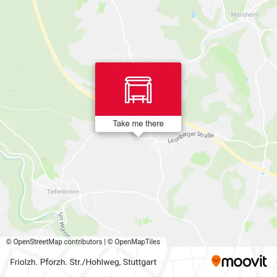 Карта Friolzh. Pforzh. Str./Hohlweg
