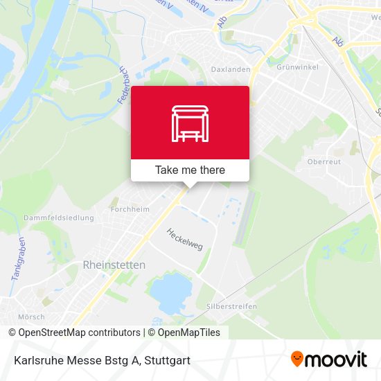 Карта Karlsruhe Messe Bstg A