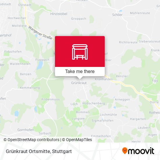 Grünkraut Ortsmitte map