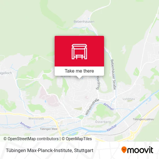 Карта Tübingen Max-Planck-Institute