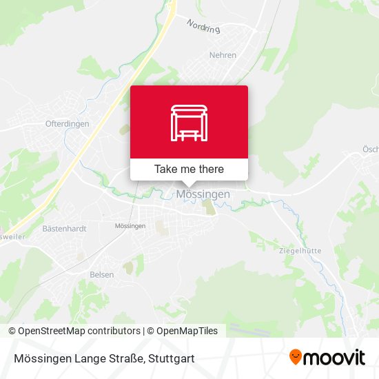Карта Mössingen Lange Straße