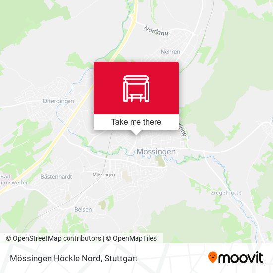 Карта Mössingen Höckle Nord