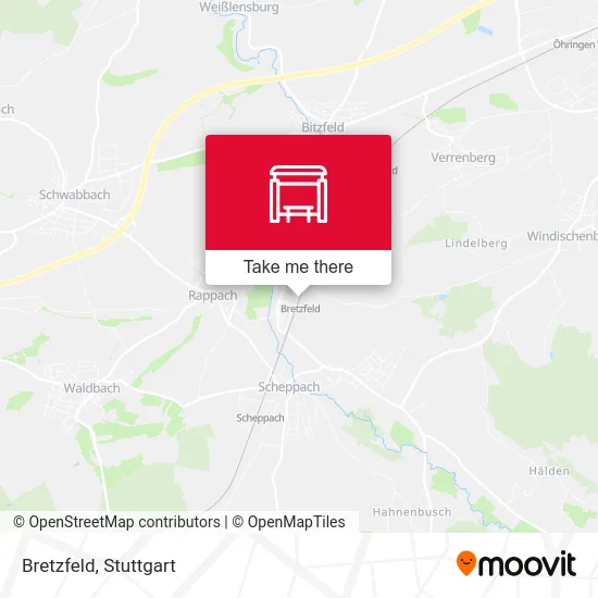 Карта Bretzfeld