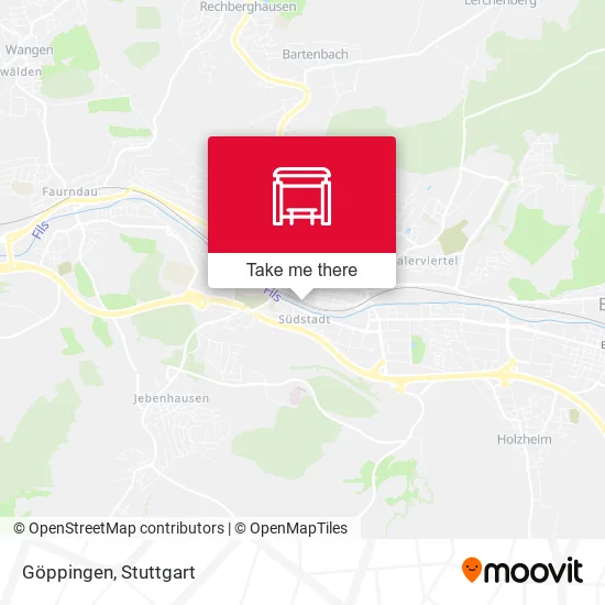 Карта Göppingen