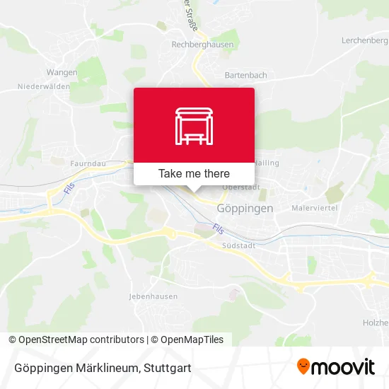 Карта Göppingen Märklineum
