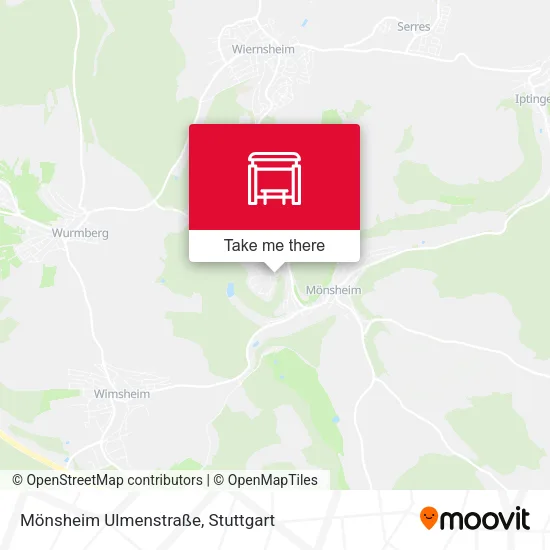 Карта Mönsheim Ulmenstraße