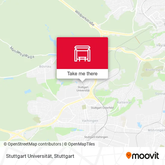 Карта Stuttgart Universität