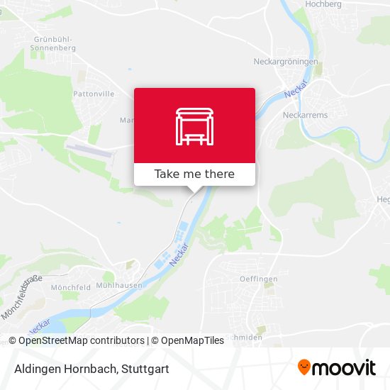 Aldingen Hornbach map