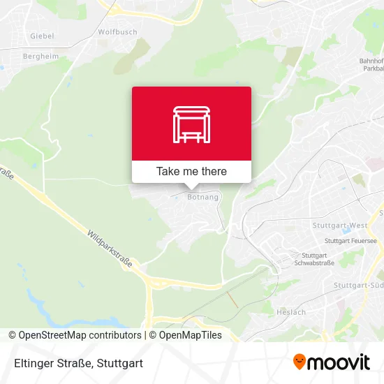 Карта Eltinger Straße