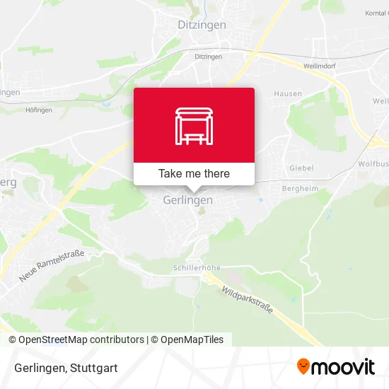 Карта Gerlingen
