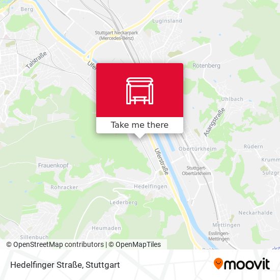 Hedelfinger Straße map