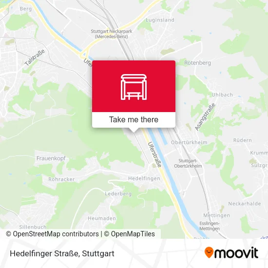 Карта Hedelfinger Straße