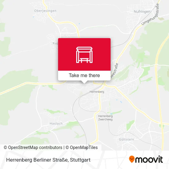 Карта Herrenberg Berliner Straße
