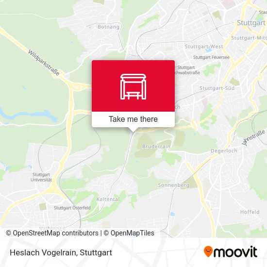 Карта Heslach Vogelrain