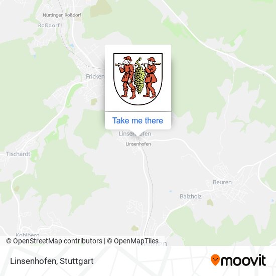 Linsenhofen map