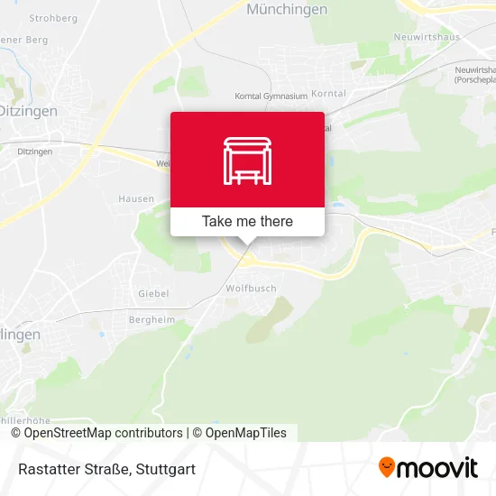 Карта Rastatter Straße