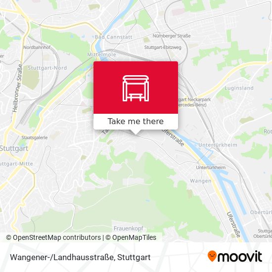 Карта Wangener-/Landhausstraße