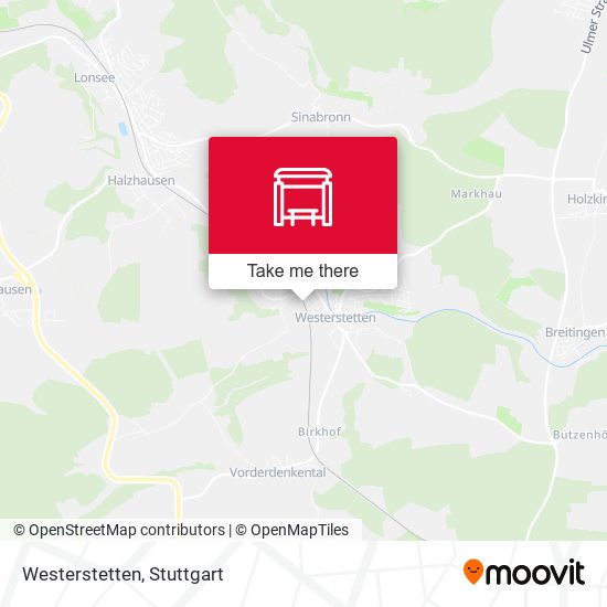 Карта Westerstetten
