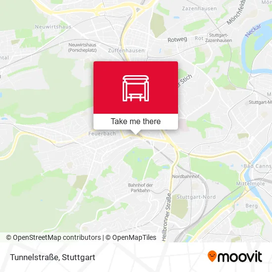 Карта Tunnelstraße