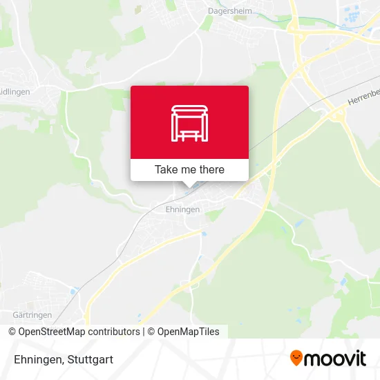 Ehningen map