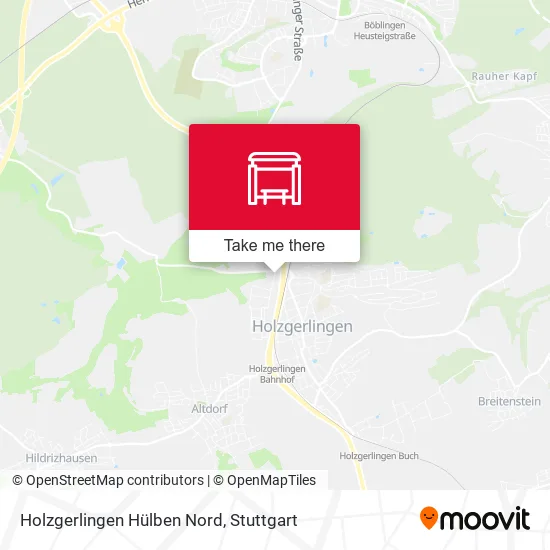 Карта Holzgerlingen Hülben Nord