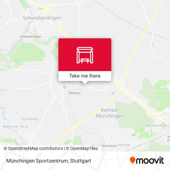 Münchingen Sportzentrum map