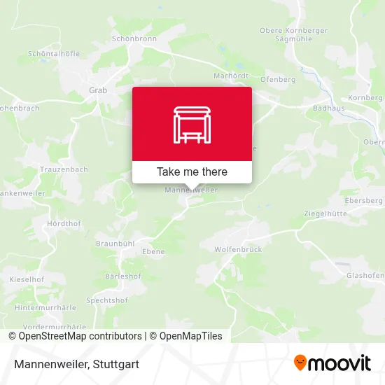 Mannenweiler map